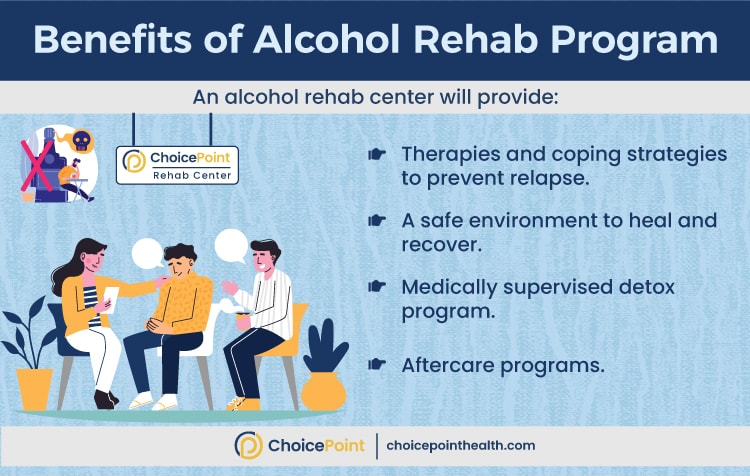 Benefits of Alcohol Rehab Program Near You