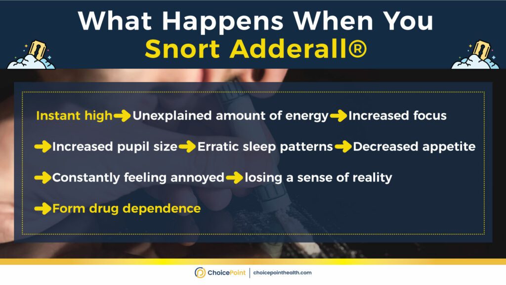 Common Side Effects of Snorting Adderall