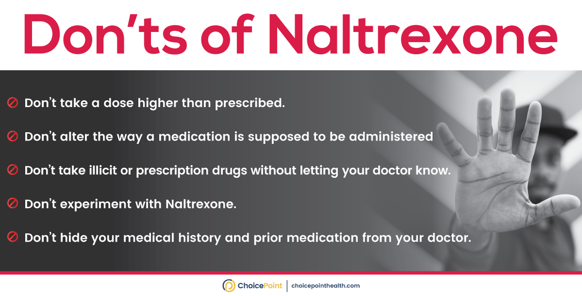 What to Avoid When Taking Naltrexone?