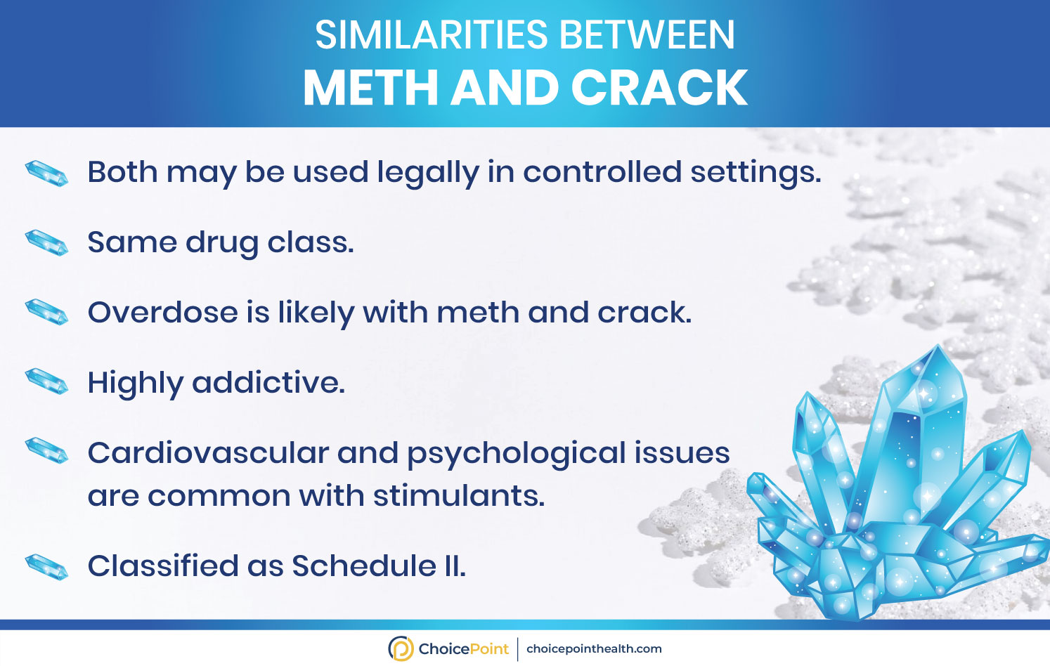 Meth VS Crack: Risks, Side Effects, and Treatment - ChoicePoint