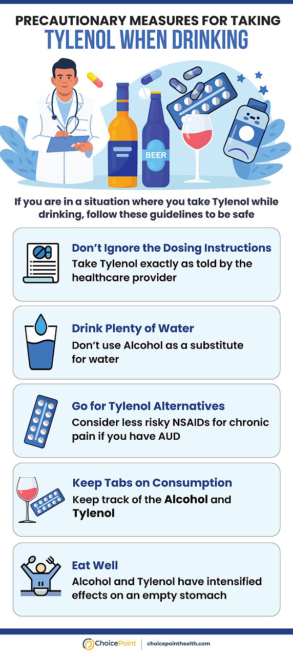 How to Take Tylenol While Drinking Alcohol