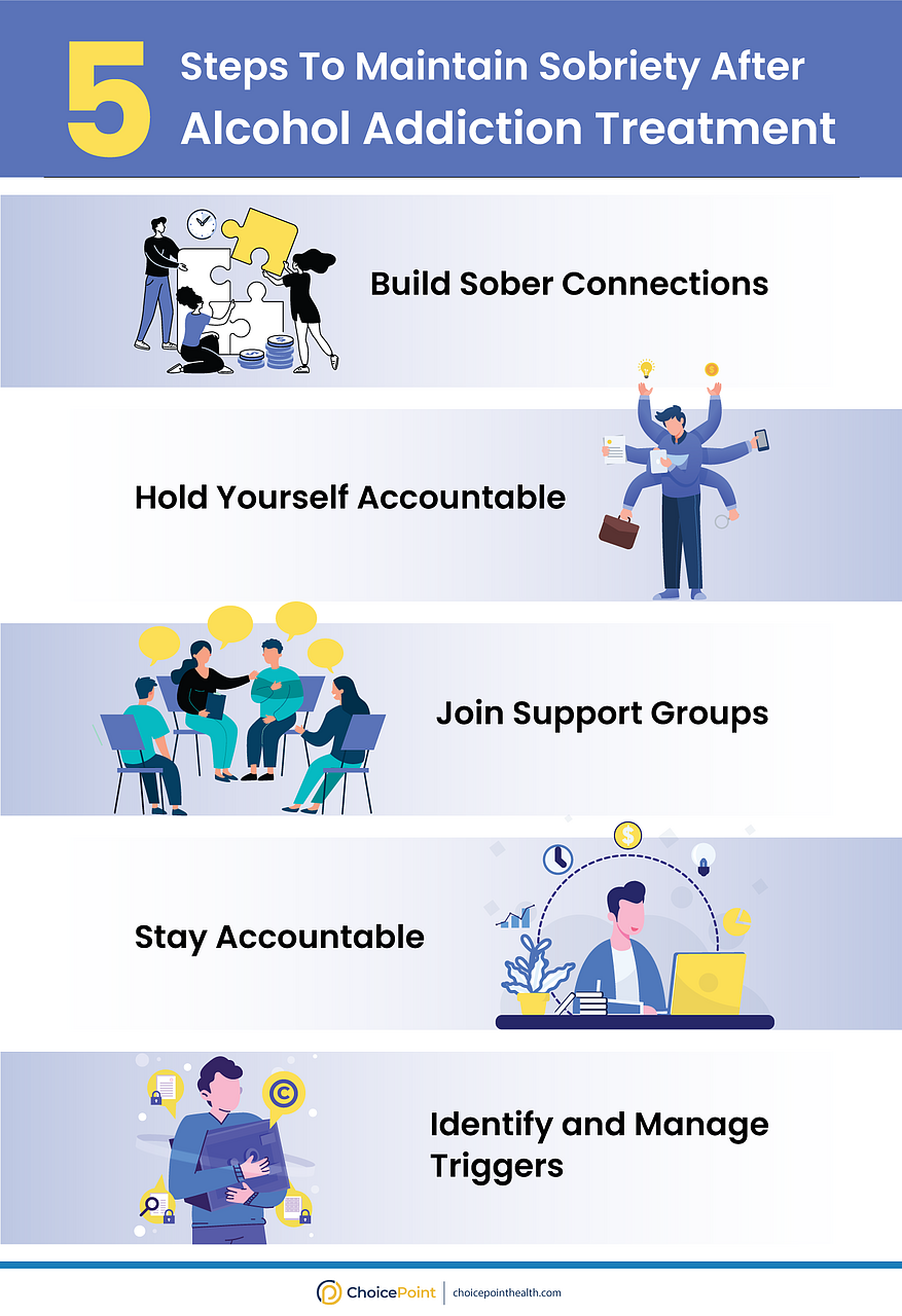 Maintain Sobriety after Alcohol Treatment