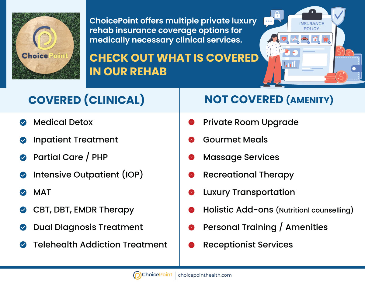 Luxury Rehab Insurance Coverage